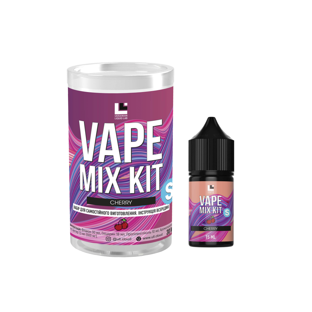 Набор для самозамеса Vape Mix Kit Cherry, 30ml - купить в Octolab