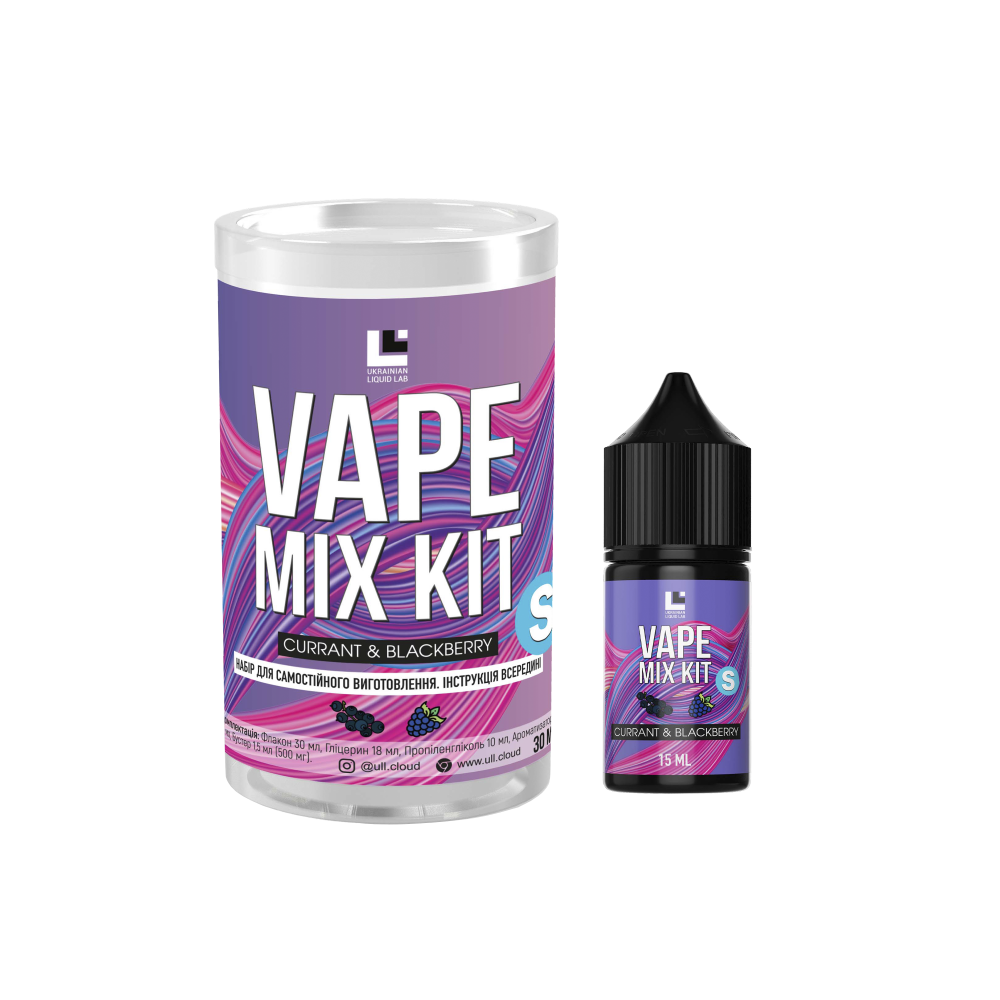Self-mixing kit Vape Mix Kit Currant Blackberry, 30ml - buy with