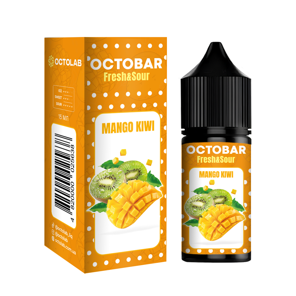 Набор для самозамеса Octobar Fresh&Sour Mango Kiwi, 30ml - купить