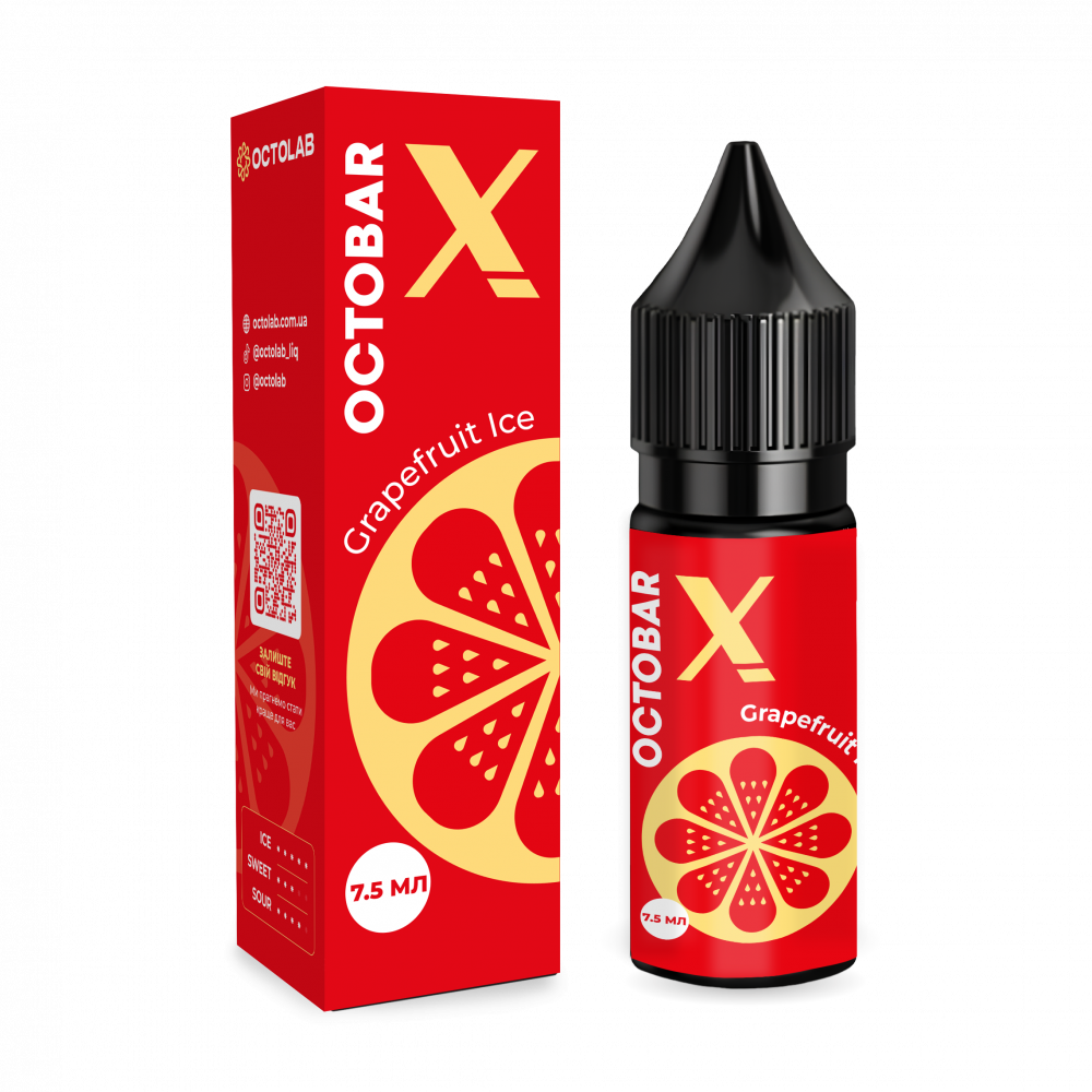 Набор для самозамеса Octobar X Grapefruit Ice, 15ml - купить в