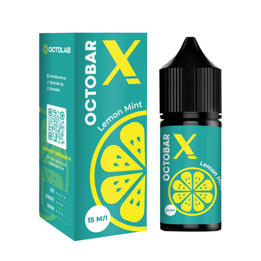 Набір для самозамісу Octobar X Lemon Mint, 30ml - купити в Octolab
