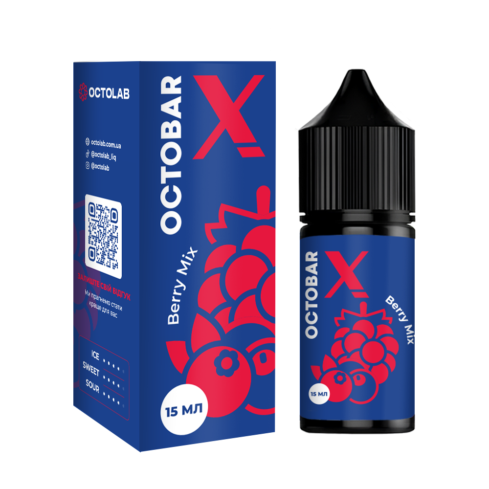 Набор для самозамеса Octobar X Berry Mix, 30ml - купить в Octolab