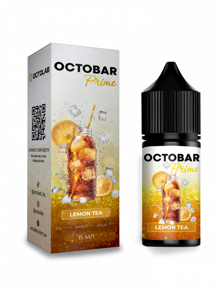 Набор для самозамеса Octobar Prime Lemon Tea, 30ml - купить в