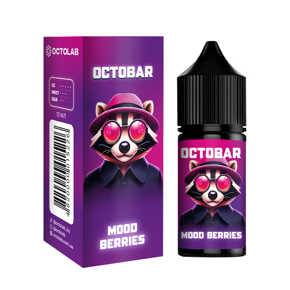 Набор для самозамеса Octobar NFT Mood Berries, 30ml - купить в