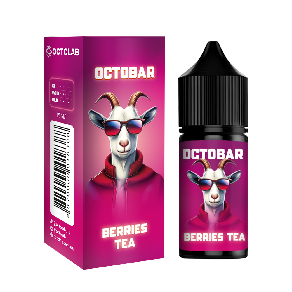 Набор для самозамеса Octobar NFT Berries Tea, 30ml - купить в