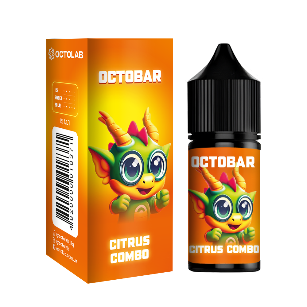 Набір для самозамісу Octobar NFT Citrus Combo, 30ml - купити в