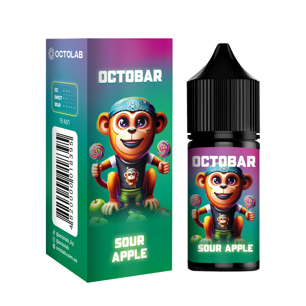 Набор для самозамеса Octobar NFT Sour Apple, 30ml - купить в