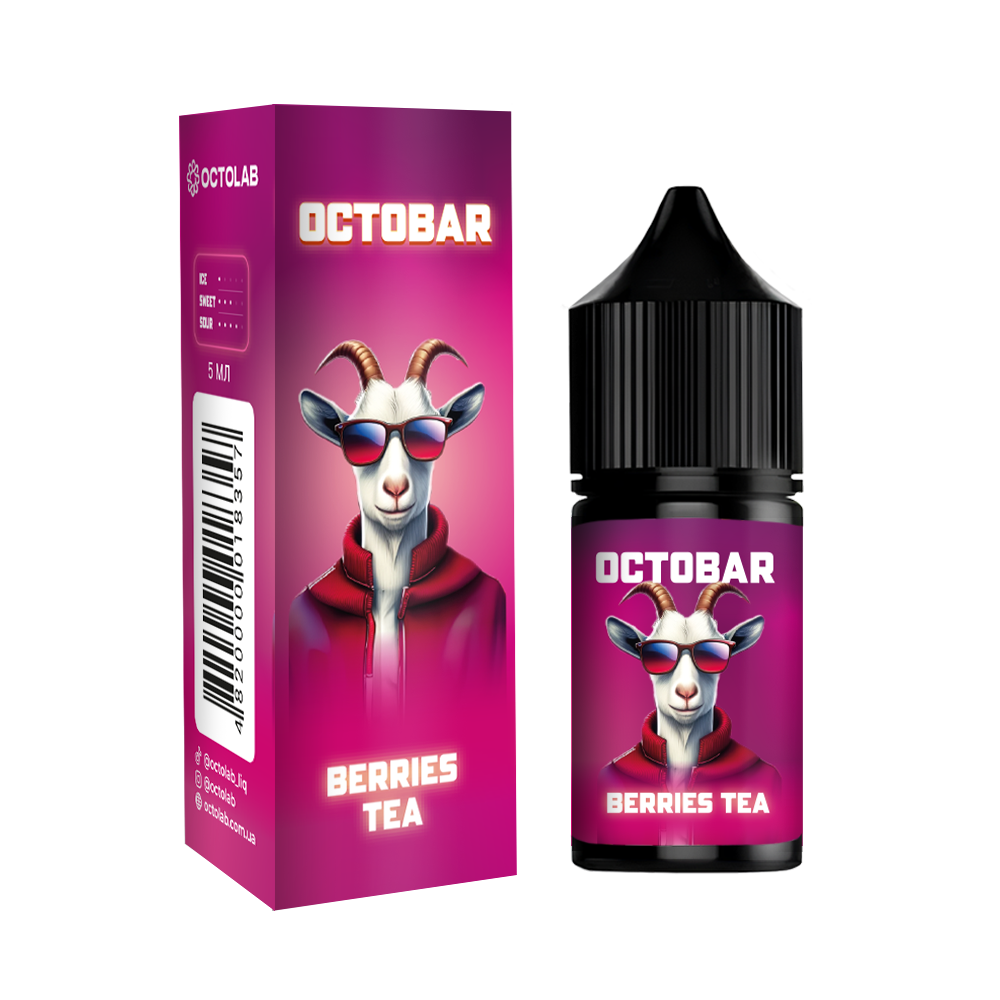 Набор для самозамеса Octobar NFT Berries Tea, 10ml - купить в