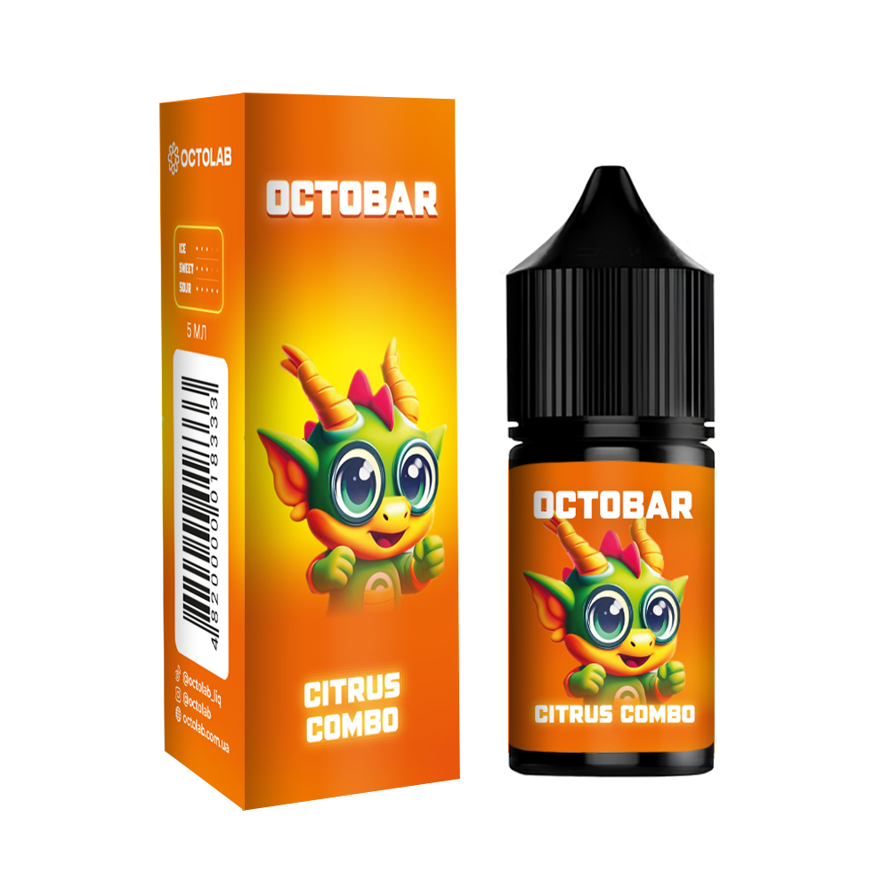 Набор для самозамеса Octobar NFT Citrus Combo, 10ml - купить в