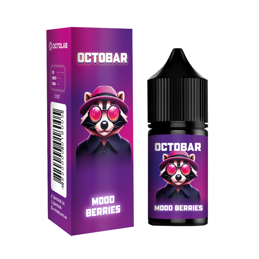 Набор для самозамеса Octobar NFT Mood Berries, 10ml - купить в