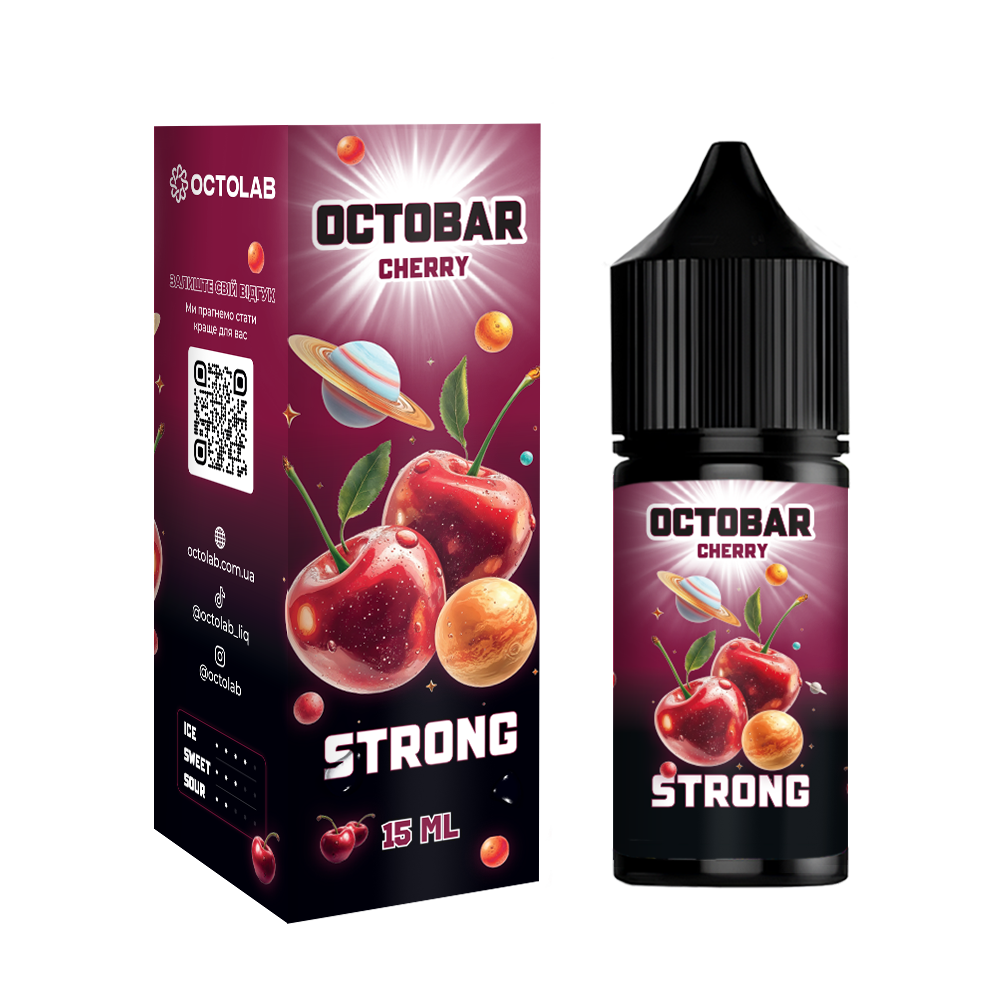 Набор для самозамеса Octobar Strong Cherry, 30ml - купить в
