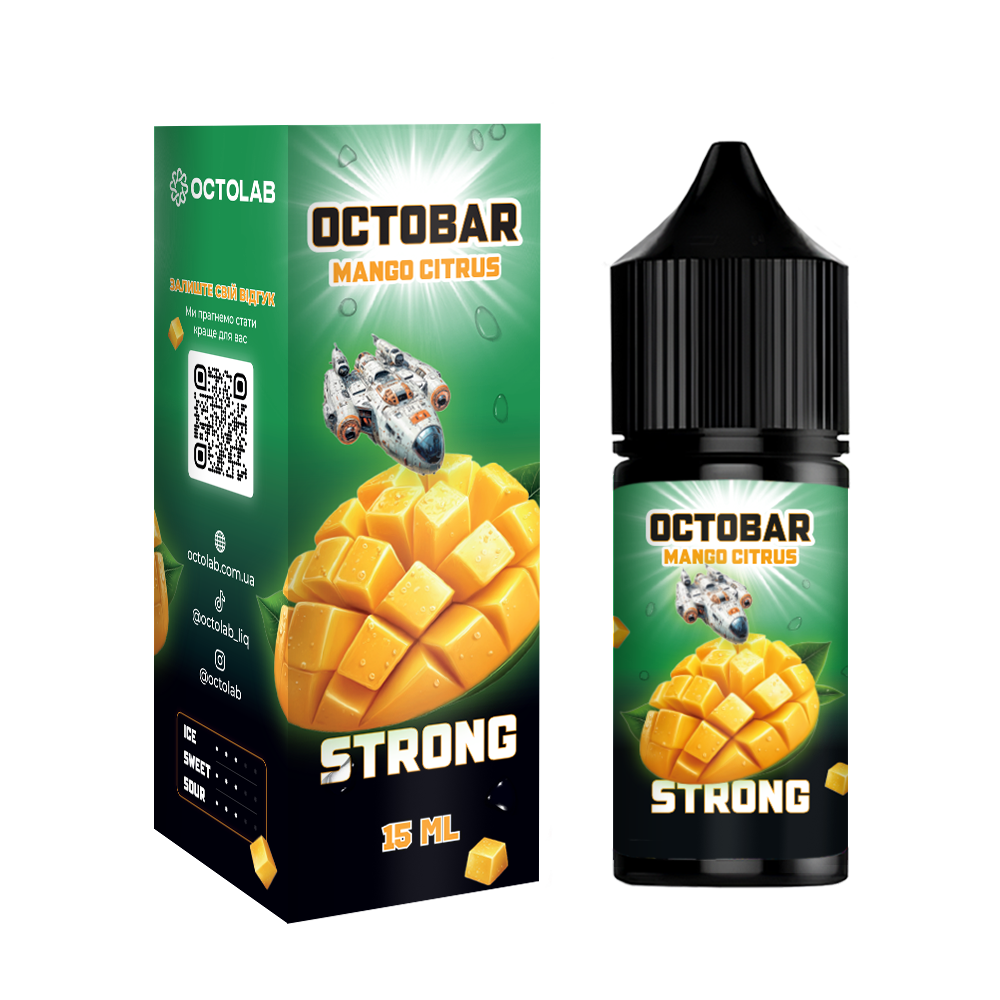 Набор для самозамеса Octobar Strong Mango Citrus, 30ml - купить в