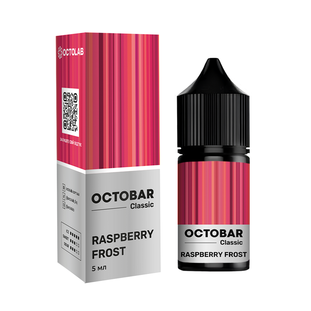 Набор для самозамеса Octobar Raspberry Frost, 10ml - купить в