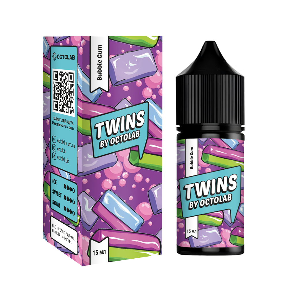 Набор для самозамеса Twins Bubble Gum 30ml - купить в Octolab