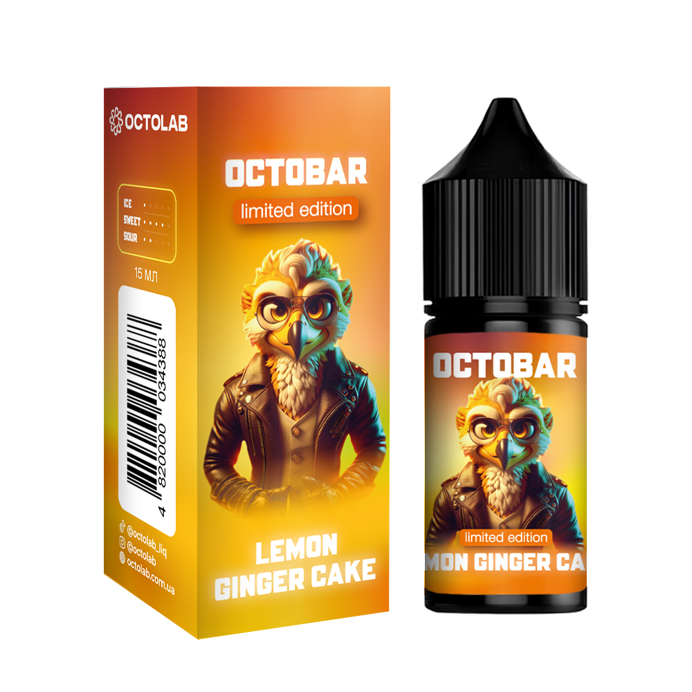 Набор для самозамеса Octobar NFT Lemon Ginger Cake, 30ml - купить