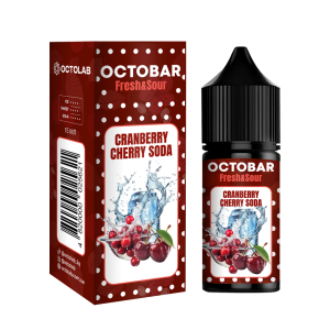 Набор для самозамеса Octobar Fresh & Sour Cranberry Cherry Soda, 30ml
